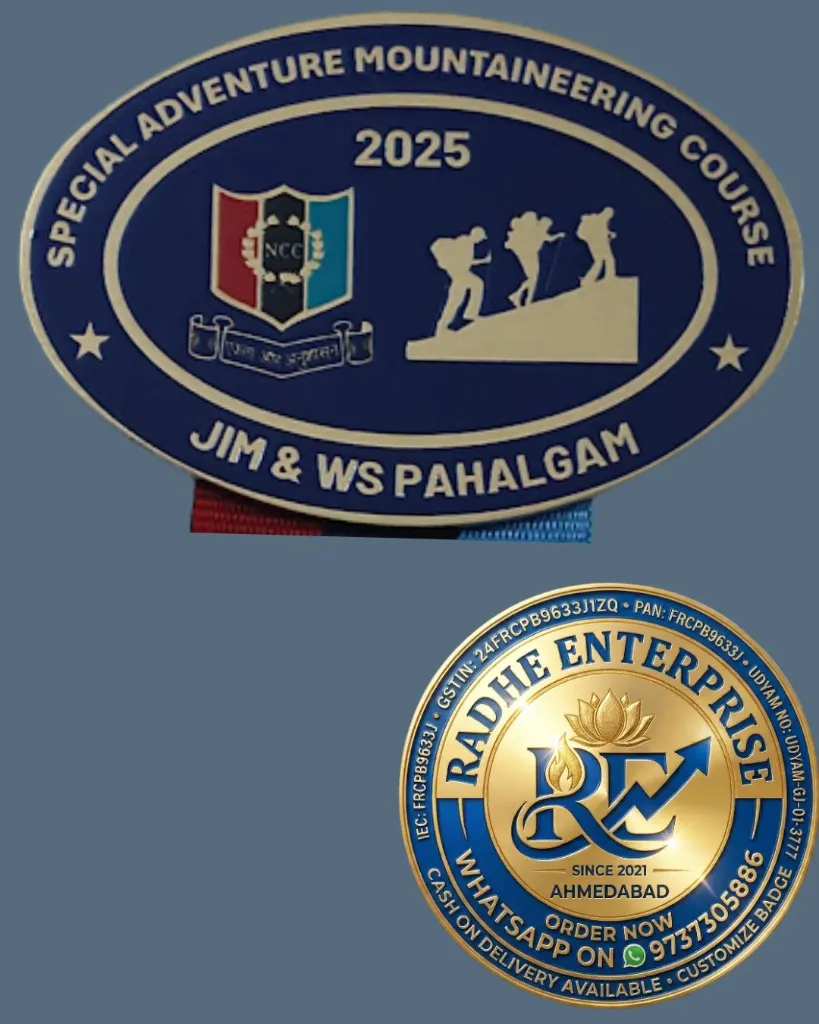 NCC Special Adventure Mountaineering Course Medal - JIM & WS Pahalgam.webp