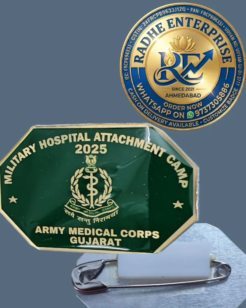 NCC Military Hospital Attachment Camp (MHAC) Badge - (Gujarat Directorate).webp
