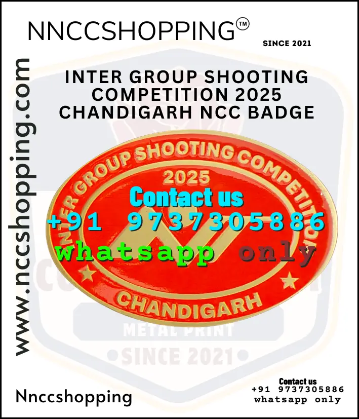 Inter group shooting competition 2025 chandigarh ncc badge