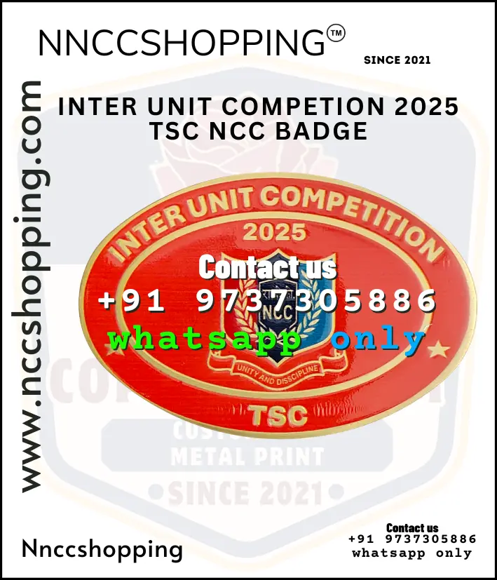 Inter unit competion 2025 tsc ncc badge