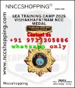 Sea training camp 2025 vishakhapatnam ncc medal