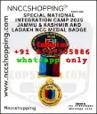 Special national integration camp 2025 jammu & kashmir and ladakh ncc medal badge