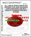 All india girls trekking expedition 2025 nilgiris udhgamandalam ncc group coimbatore ncc badge