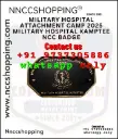 Military hospital attachment camp 2025 military hospital kamptee ncc badge