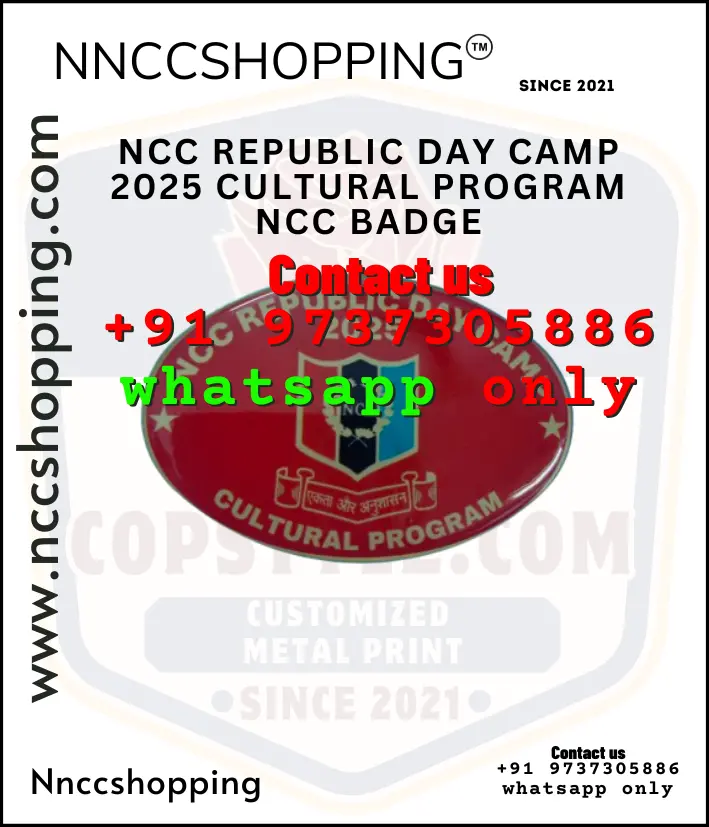 Ncc republic day camp 2025 cultural program ncc badge