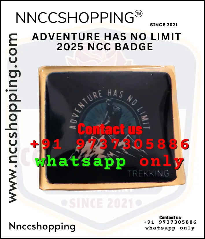 Adventure has no limit 2025 ncc badge