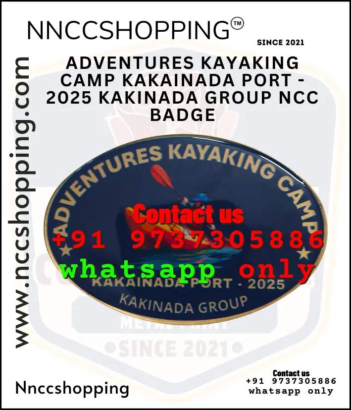 Adventures kayaking camp kakainada port - 2025 kakinada group ncc badge