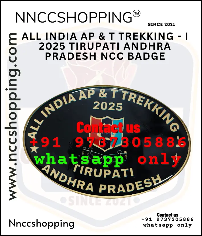 All india ap & t trekking - i 2025 tirupati andhra pradesh ncc badge