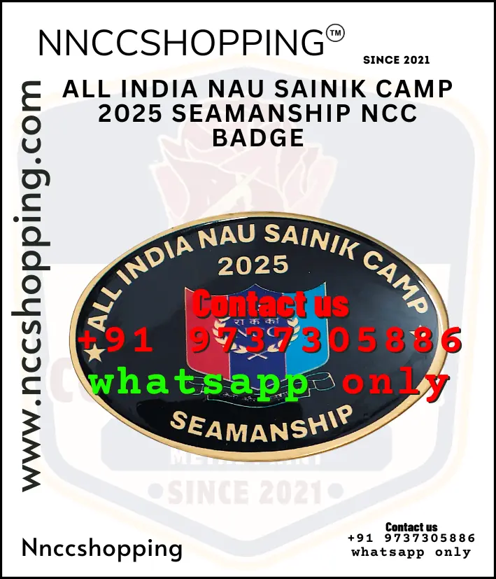 All india nau sainik camp 2025 seamanship ncc badge
