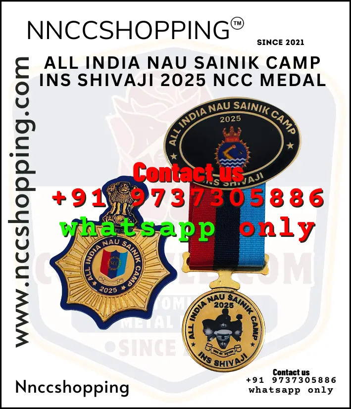 All india nau sainik camp ins shivaji 2025 ncc Badge medal