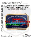 All india ship attachment camp ins tarkach 2025 mumbai ncc badge