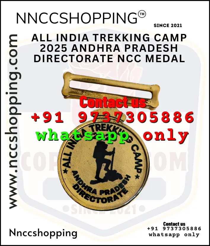 All india trekking camp 2025 andhra pradesh directorate ncc medal