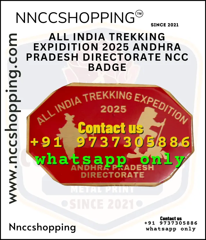 All india trekking expidition 2025 andhra pradesh directorate ncc badge