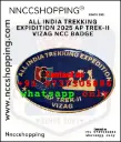 All india trekking expidition 2025 ap trek-ii vizag ncc badge