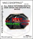 All india yatching regtta 2025 odisa ins chilika ncc badge