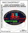 Army attachment camp 2025 fatehgarh ncc badge