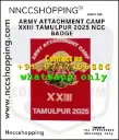 Army attachment camp xxiii tamulpur 2025 ncc badge