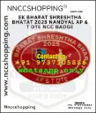 Ek bharat shreshtha bhatat 2025 nandyal ap & t dte ncc badge