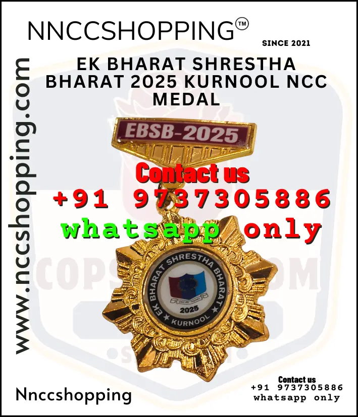 EBSB 2025 Ek bharat shrestha bharat 2025 kurnool ncc medal
