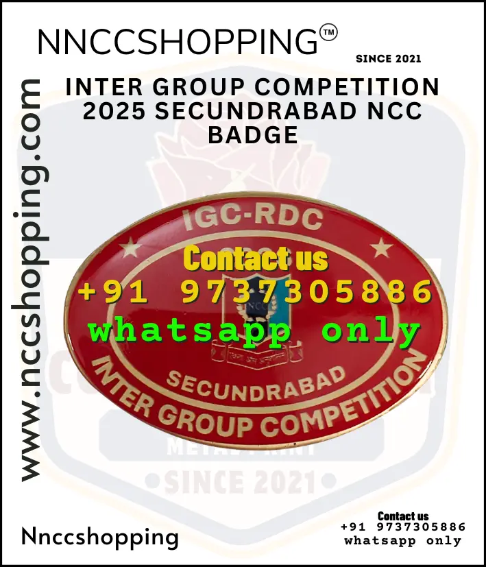 Inter group competition 2025 secundrabad ncc badge