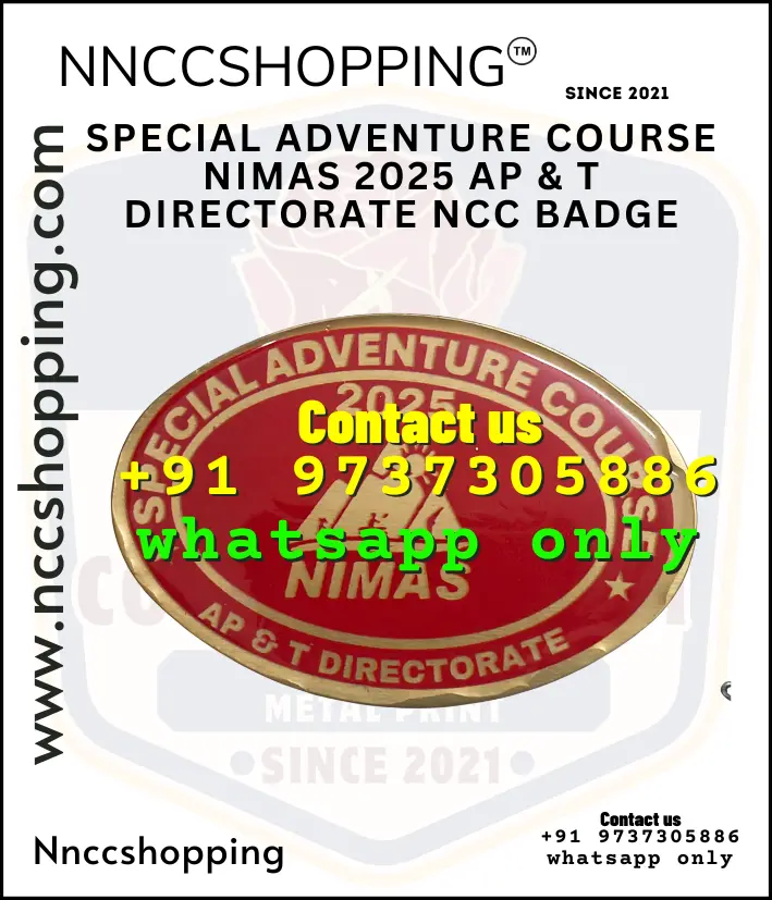 Special adventure course nimas 2025 ap & t directorate ncc badge