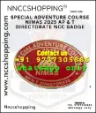Special adventure course nimas 2025 ap & t directorate ncc badge