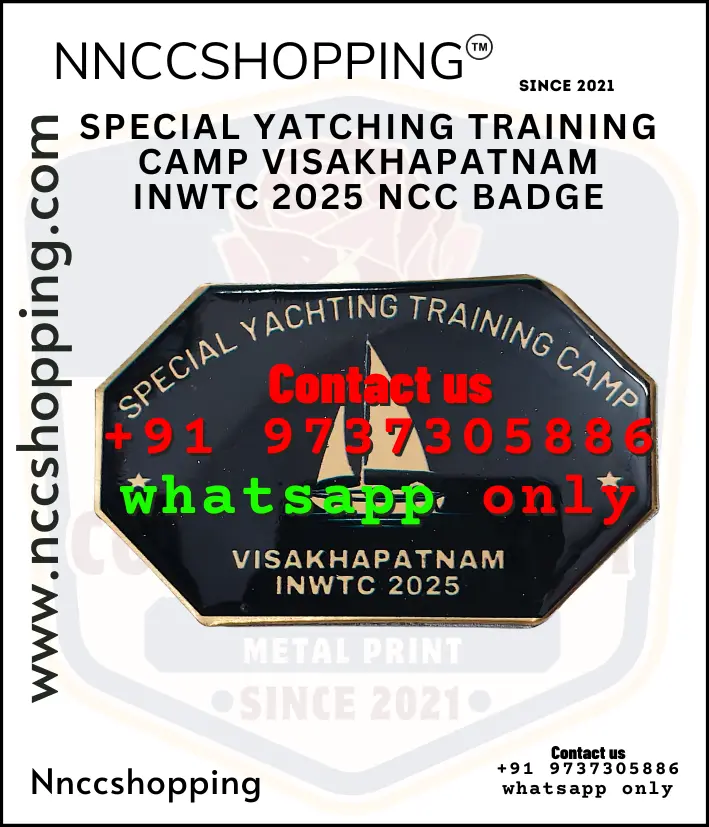Special yatching training camp visakhapatnam inwtc 2025 ncc badge