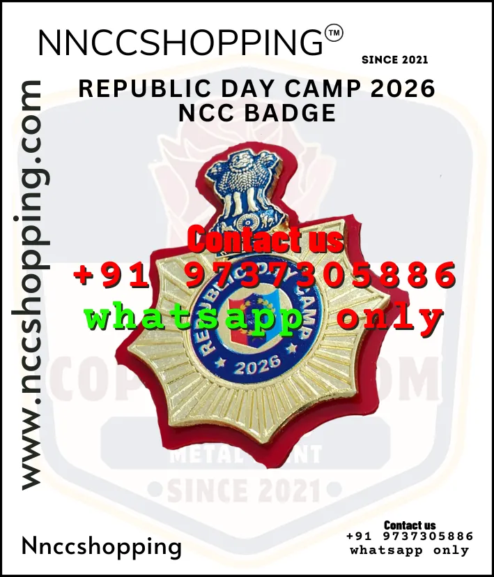 Republic day camp 2026 ncc badge