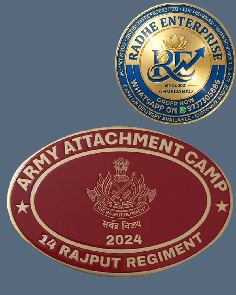 14 Rajput Regiment Army Attachment Camp Badge ncc badge