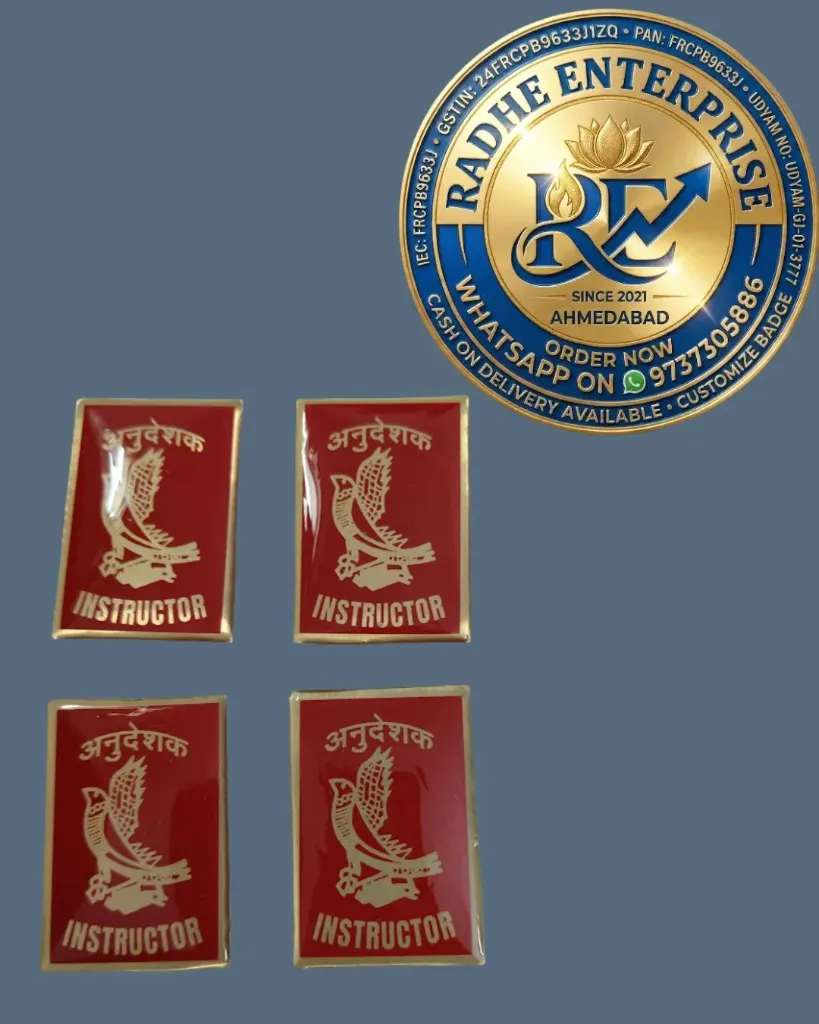 Instructor Uniform Badges coting