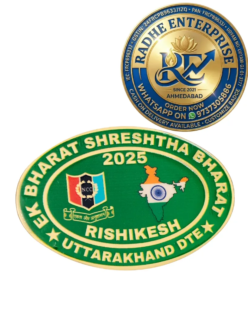 Ek bharat Shreshtha Bharat 2026 Rishikesh Uttrakhand DTE NCC Badge