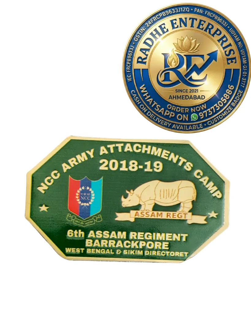 NCC Army Attachment Camp 2026-27 6th Assam Regiment Barrackpore West Bengal & Sikkim Directorate NCC Badge