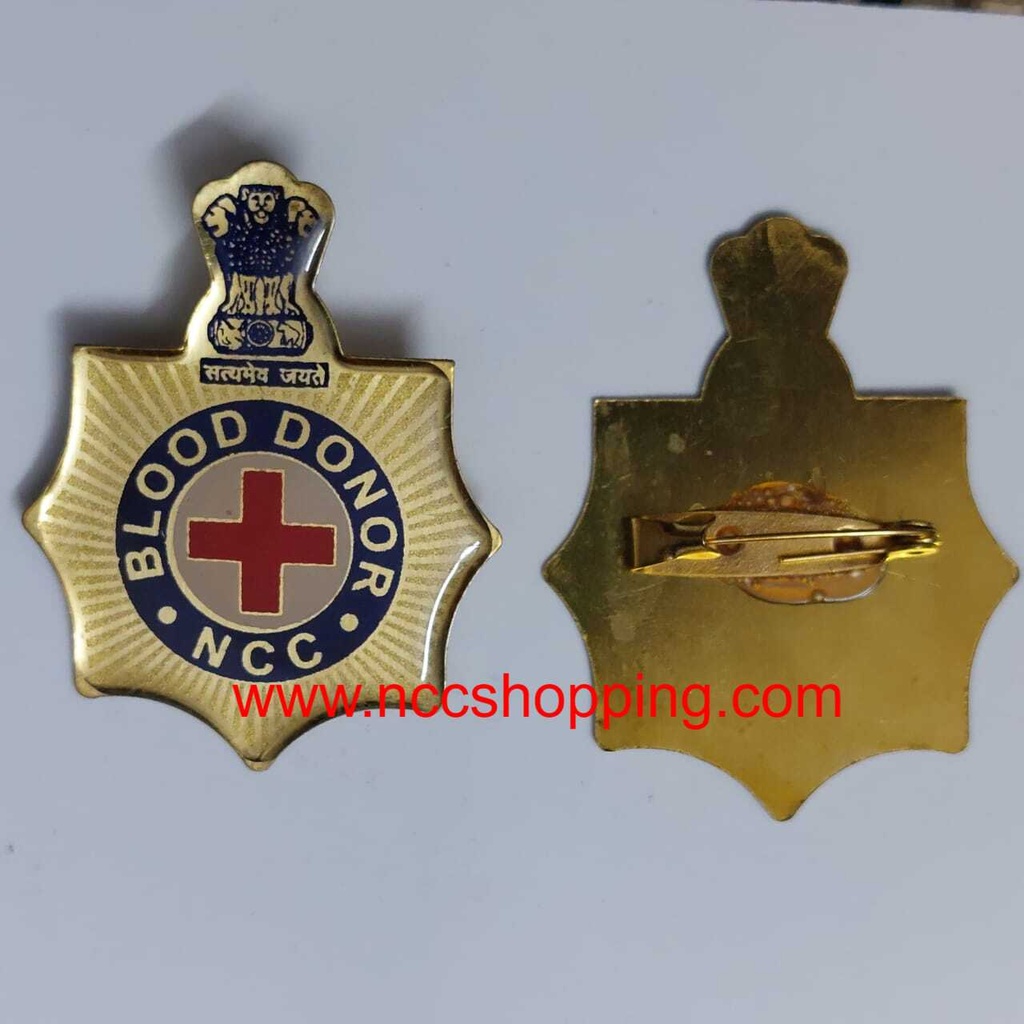 Blood Donor Ncc Badge 