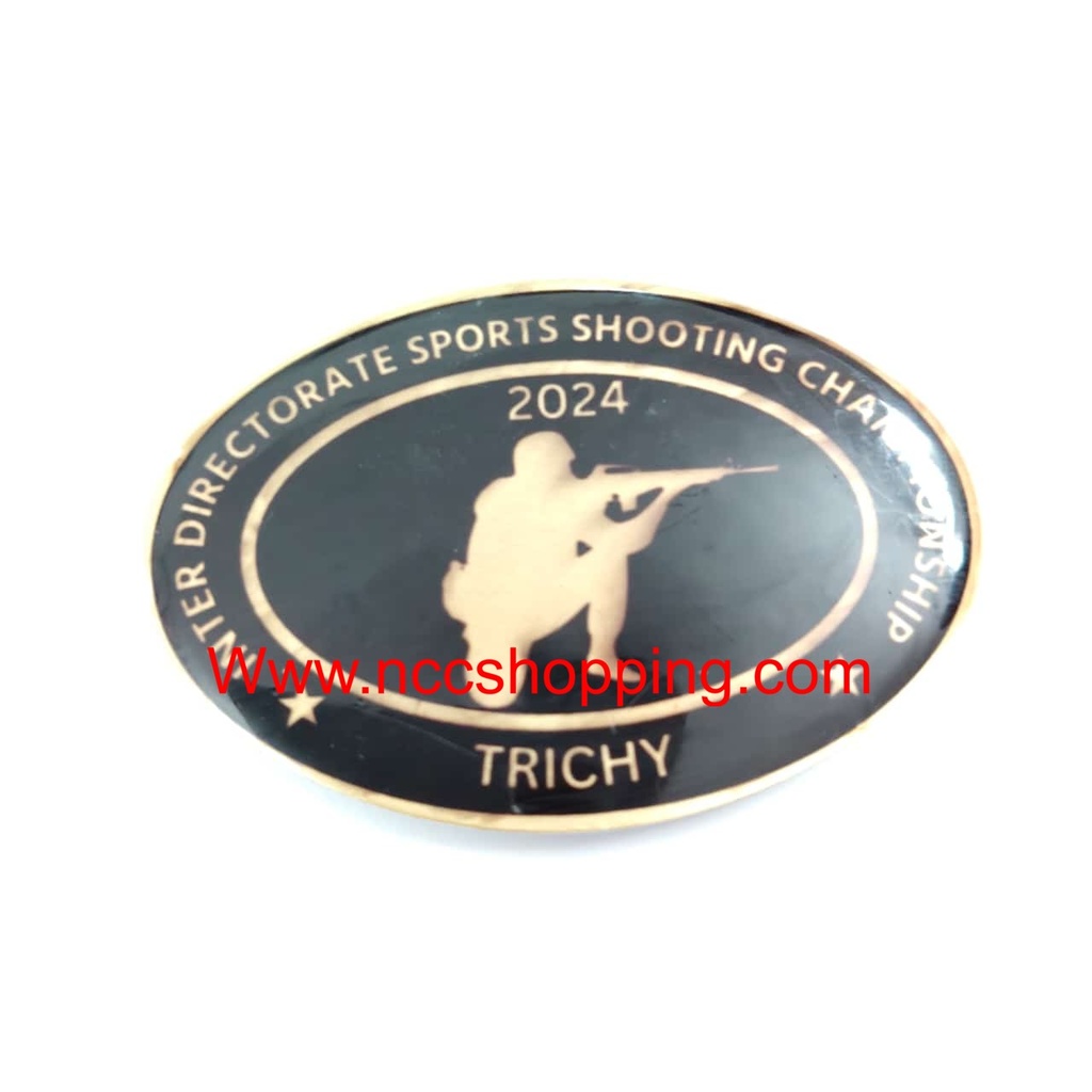 inter decorate sports shooting Championship Trichy Ncc badge