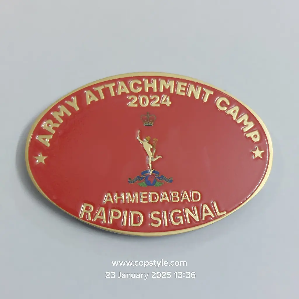 Army attachment camp Ahmedabad Rapid signal 2024 NCC badge