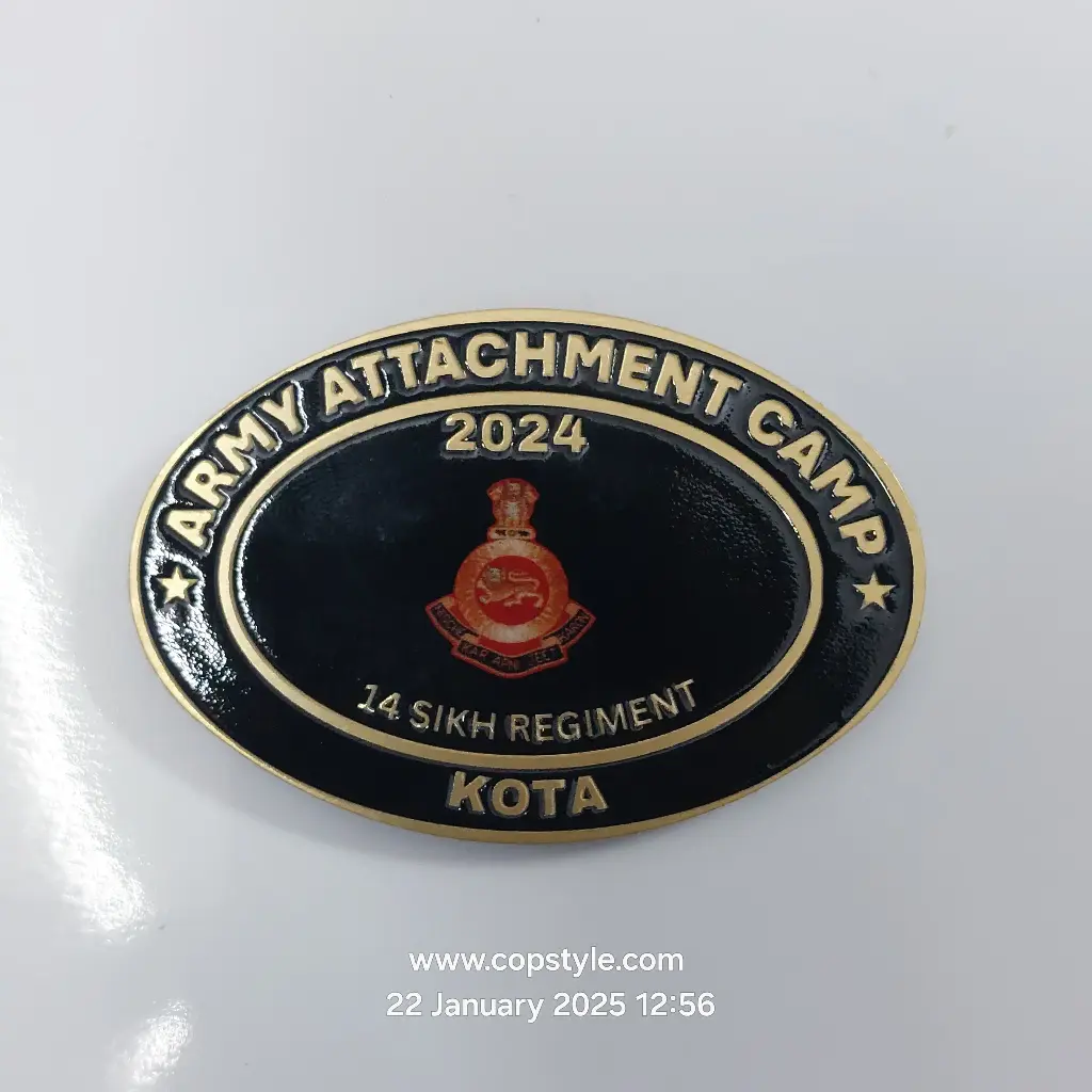 [Badges] Army attachment camp 2024 14 Sikh Regiment kota NCC batch