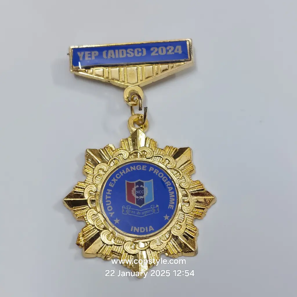 [Badges] YEP aidsc 2024 youth exchange program India NCC medal