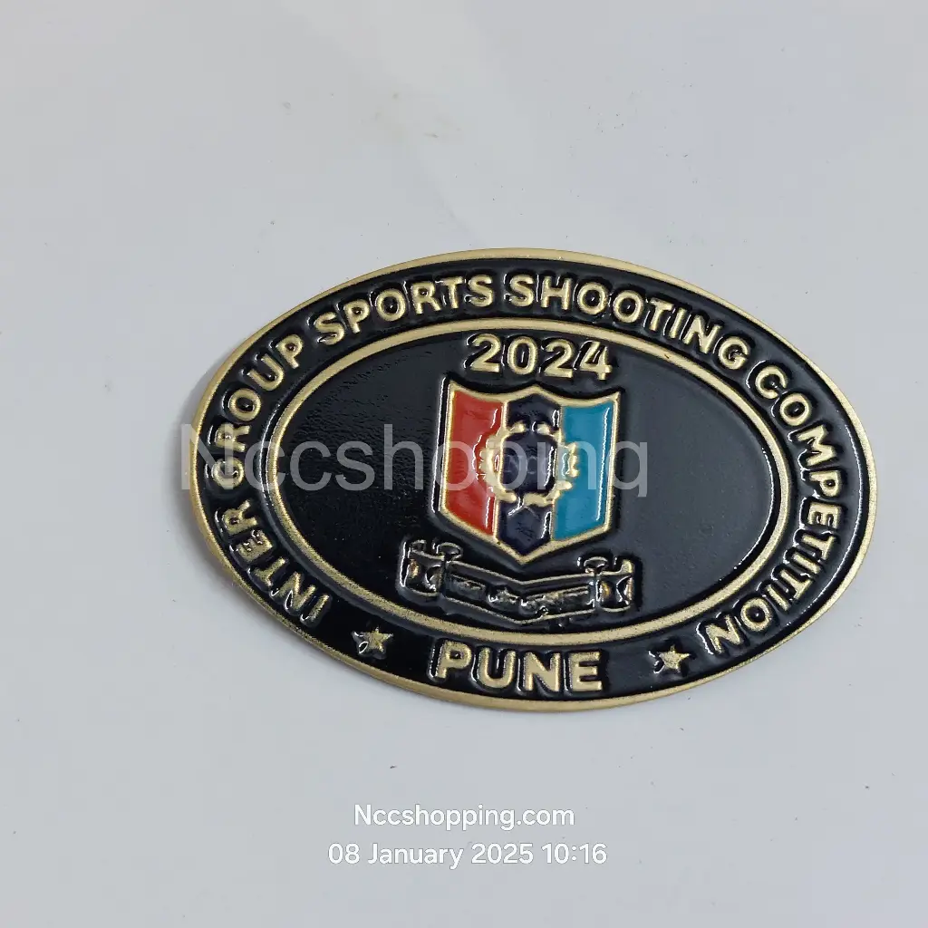 intergroup sports shooting competition 2024 Pune ncc badge