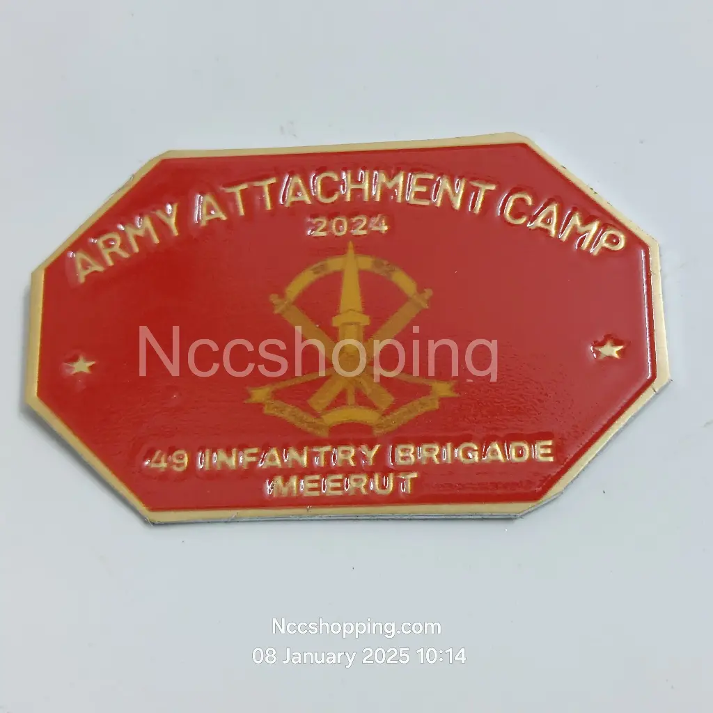 army attachment camp 2024 49 infantry brigade meerut ncc badge