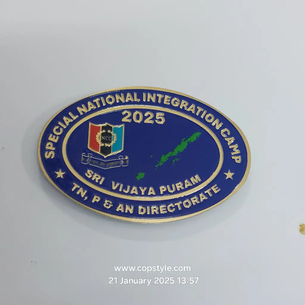 Special National Integration camp 2025 Sri Vijaya Puram TN, p and Directorate Ncc badge