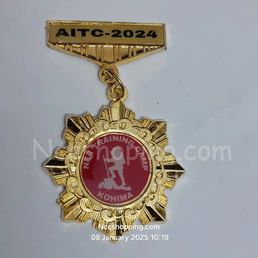 Aitc 2024 Ner training camp kohima NCC medal