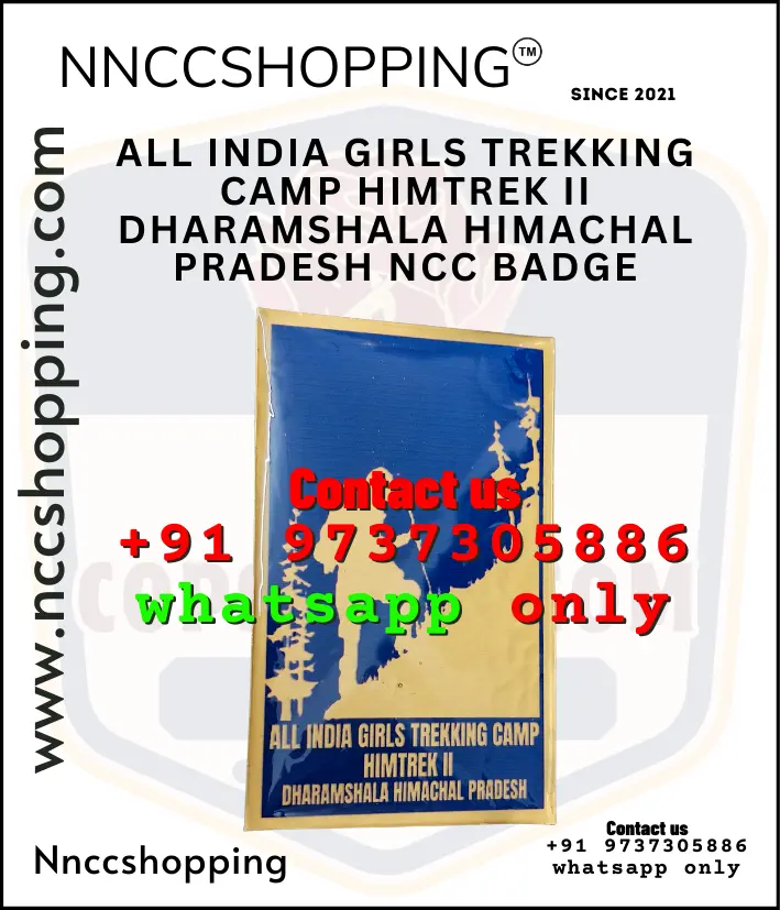 ALL INDIA GIRLS TREKKING CAMP HIMTREK II DHARAMSHALA HIMACHAL PRADESH NCC Badge