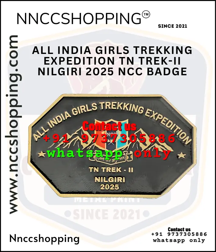 All India Girls Trekking Expedition TN Trek-II Nilgiri 2025 NCC Badge