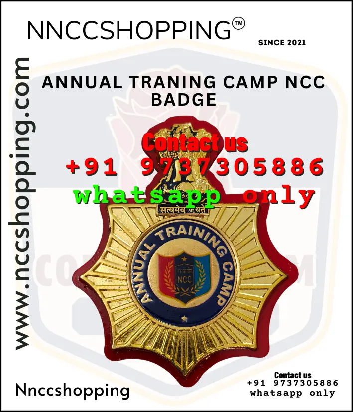 ANNUAL TRANING CAMP Ncc badge