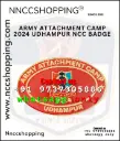 ARMY ATTACHMENT CAMP 2024 UDHAMPUR NCC Badge