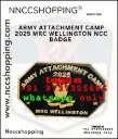 Army Attachment Camp 2025 MRC Wellington NCC Badge