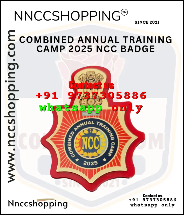 COMBINED ANNUAL TRAINING CAMP 2025 NCC Badge
