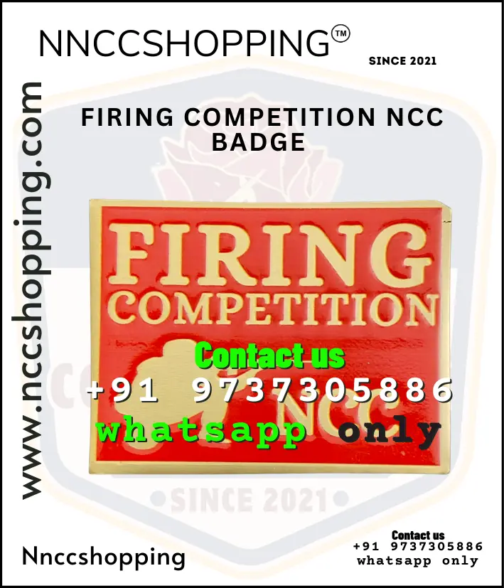 FIRING COMPETITION NCC BADGE