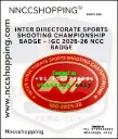Inter Directorate Sports Shooting Championship Badge – IGC 2025-26 NCC BADGE
