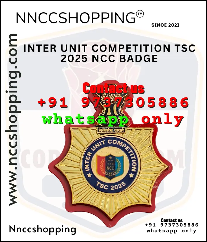 INTER UNIT COMPETITION TSC 2025 NCC Badge